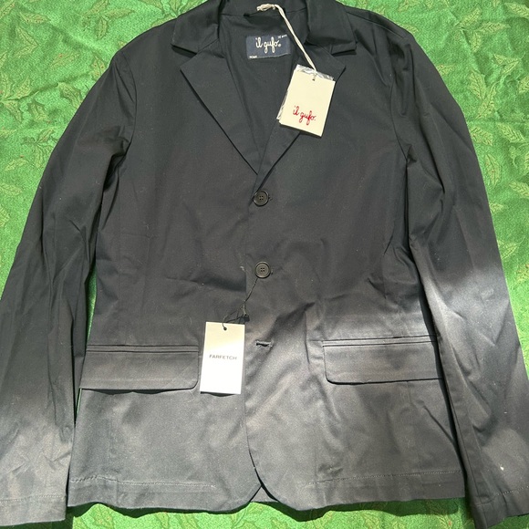 Navy cotton blazer Il Gufo